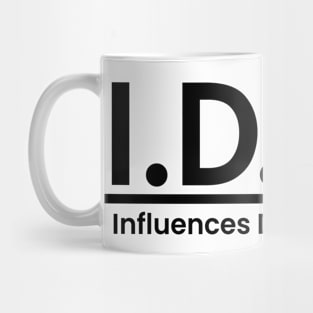 IDOL Word Art Minimalist Design Mug